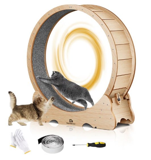 Cat Exercise Treadmill With Carpeted Runway - Maison Fur