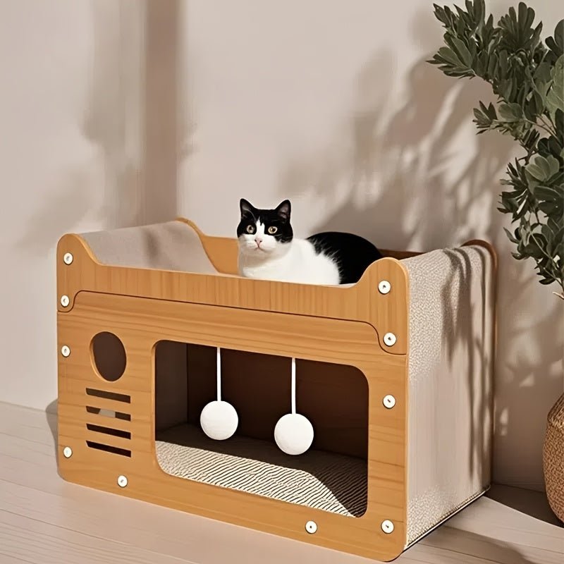 Cat Wall Bed/Scratching Post - Maison Fur