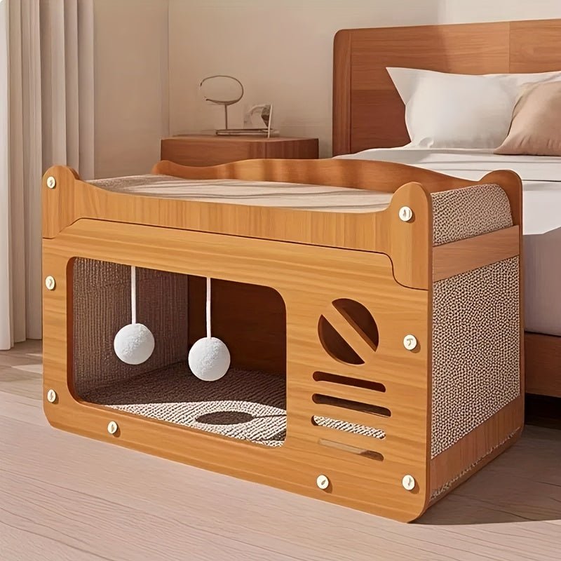 Cat Wall Bed/Scratching Post - Maison Fur