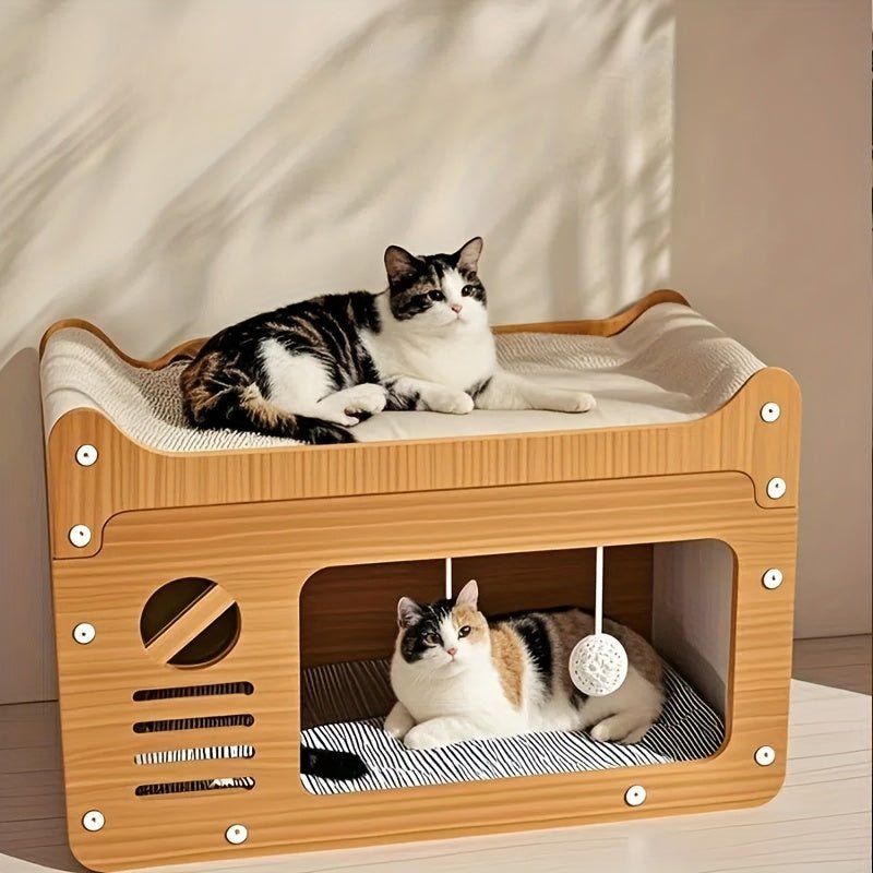 Cat Wall Bed/Scratching Post - Maison Fur