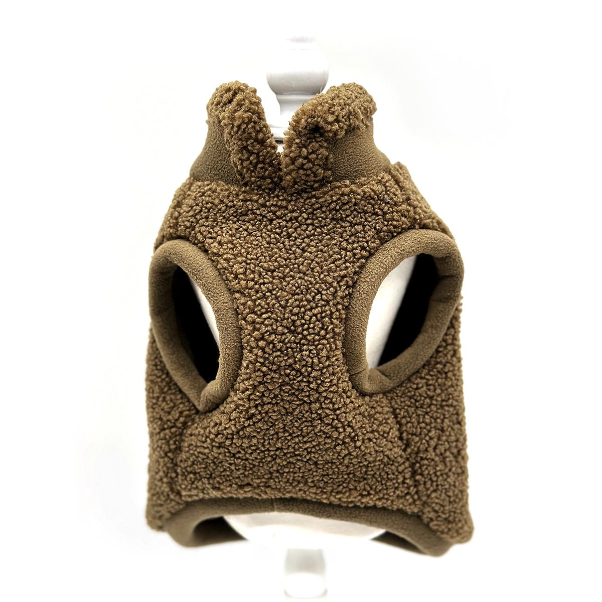 Cozy Sherpa Fleece Pullover - Olive - Maison Fur