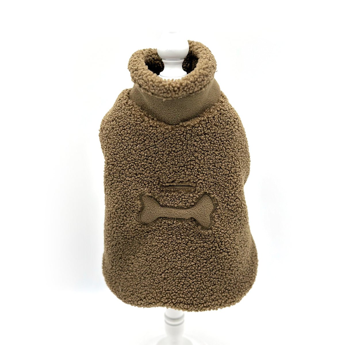 Cozy Sherpa Fleece Pullover - Olive - Maison Fur