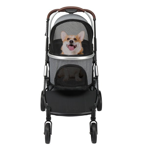 Foldable 3 - in - 1 Pet Stroller - Maison Fur
