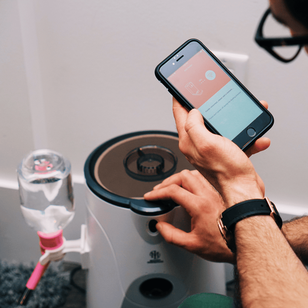 Interactive WiFi Feeder with Camera & Two - Way Audio - Pink, Blue - Maison Fur