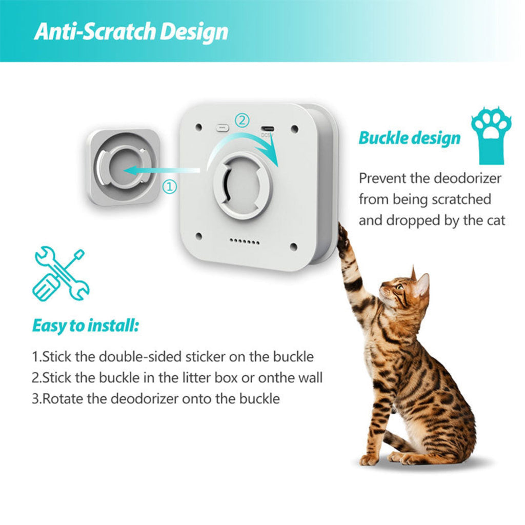 Smart Cat Odor Purifier for Cat Litter Box Deodorizer Dog Air Cleaner - Maison Fur